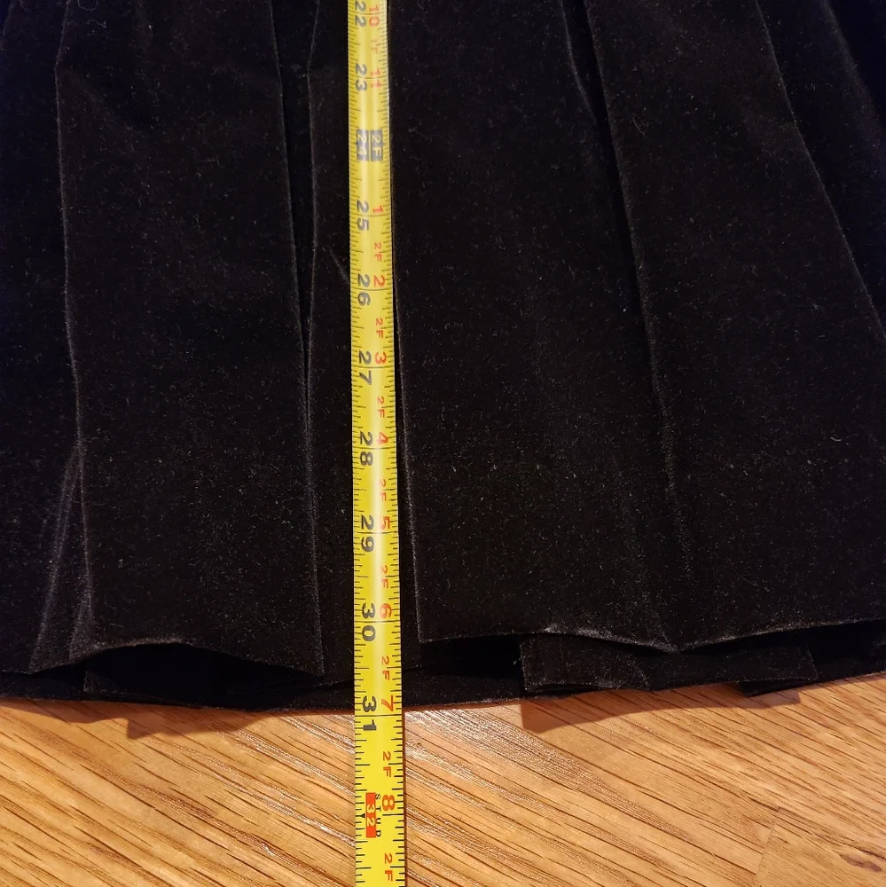 Black Velvet GIRLS Size 8 DRESS - JO LENE BRAND - Picture 16 of 16